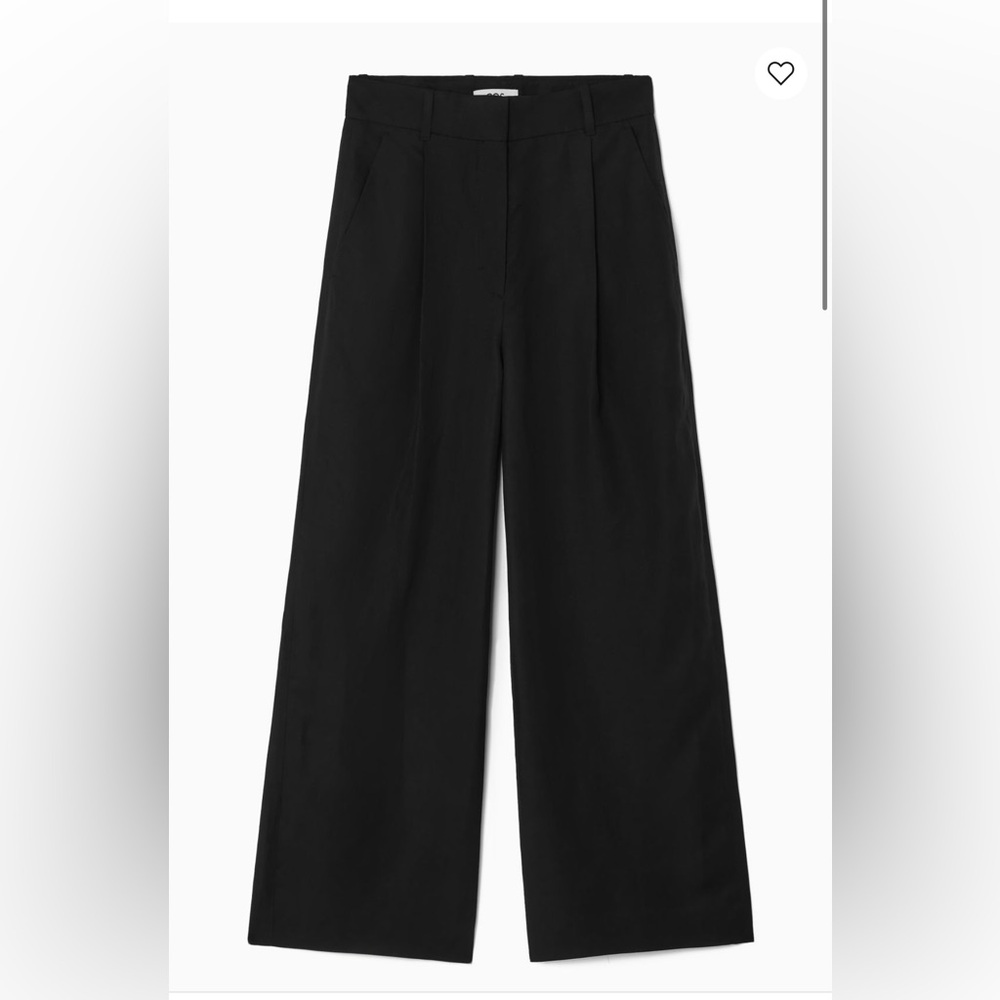 COS Linen Blend Wide leg pants
